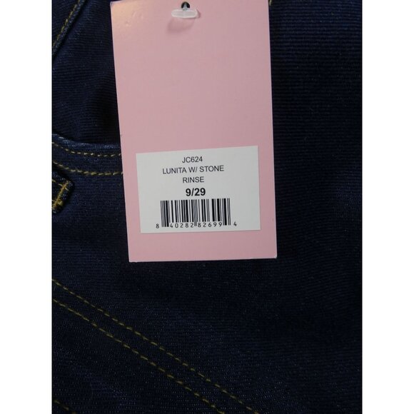 Juicy Couture Lunita Y2K High‎ Rise Jeans with Rhinestones Size 9/29 - Picture 7 of 7